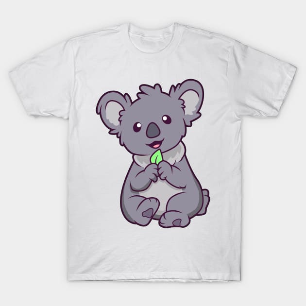 Kawaii Koala T-Shirt by Modern Medieval Design